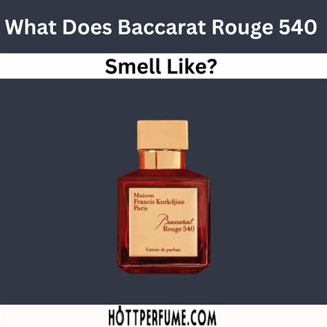 baccarat rouge 540 what does it smell like.